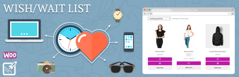 افزونه Wishlist and Waitlist for WooCommerce