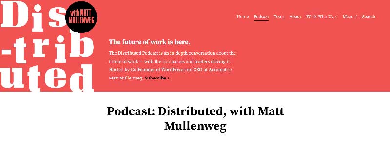 بهترین پادکست وردپرس Distributed