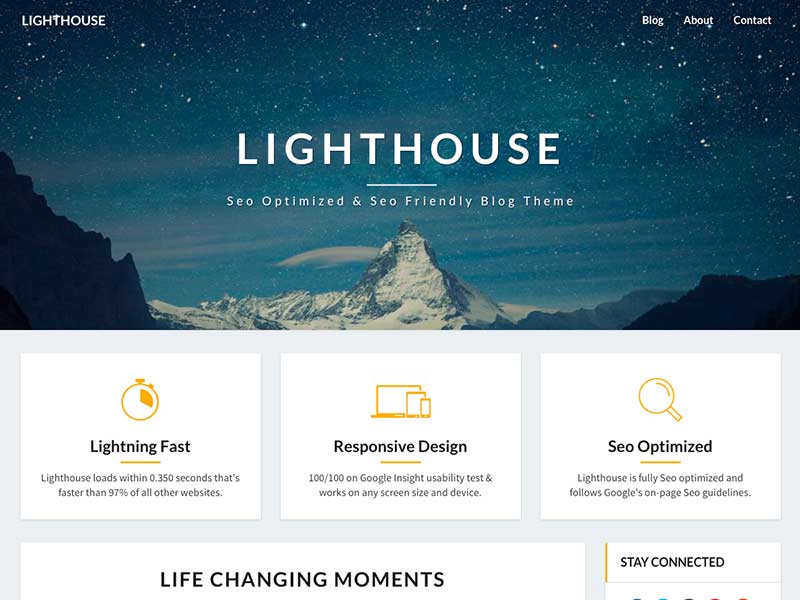 قالب وردپرس LIGHT HOUSE