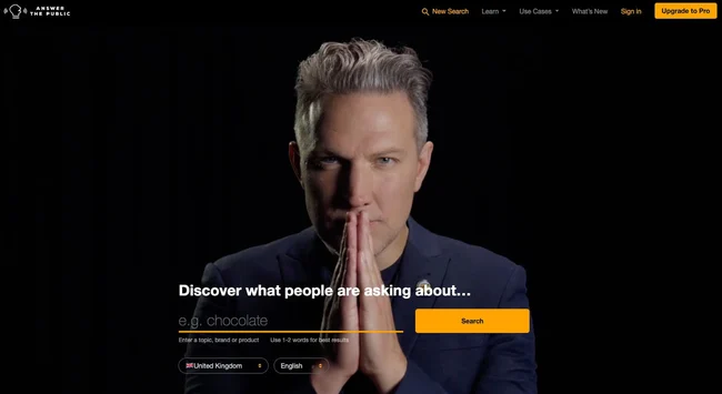 ابزار سئو AnswerThePublic