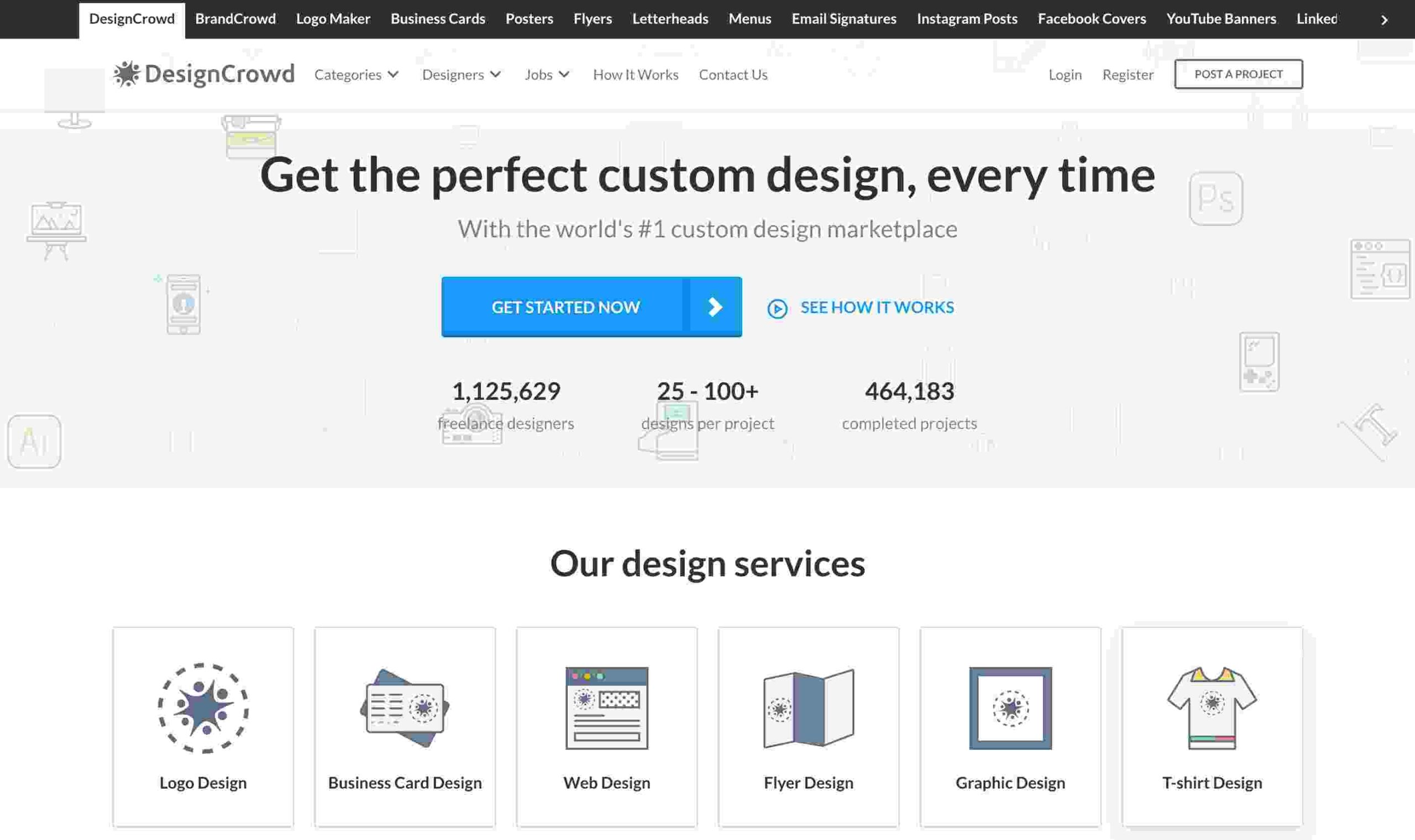 سایت DesignCrowd
