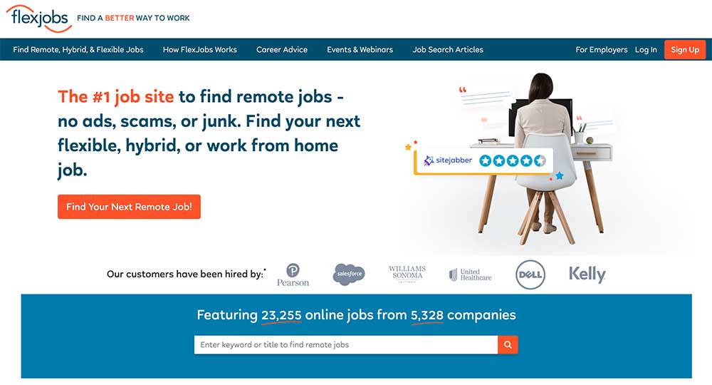 سایت Flexjobs