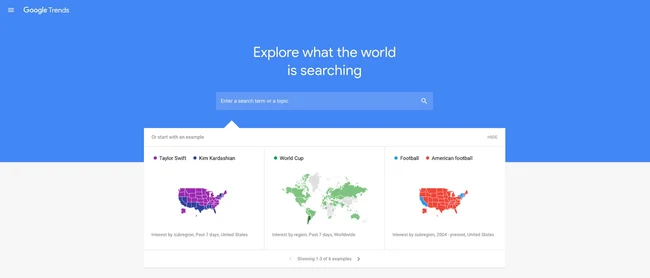 ابزارGoogle Trends