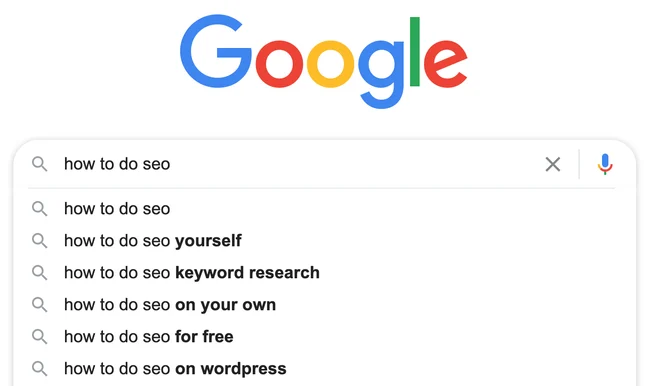 پیشنهادات تکمیل خودکار را مستقیماً در Google بررسی کنید