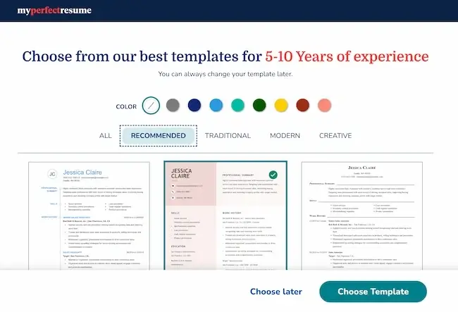 رزومه ساز My Perfect Resume