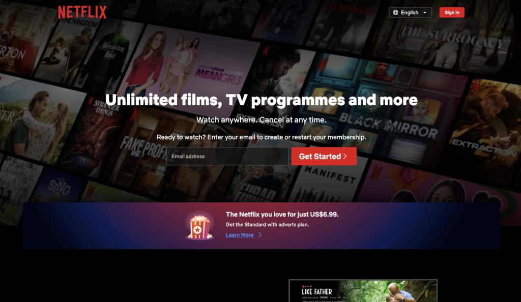 سایت Netflix