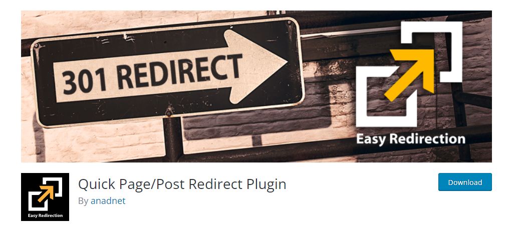 افزونه Quick Page/Post Redirect Plugin