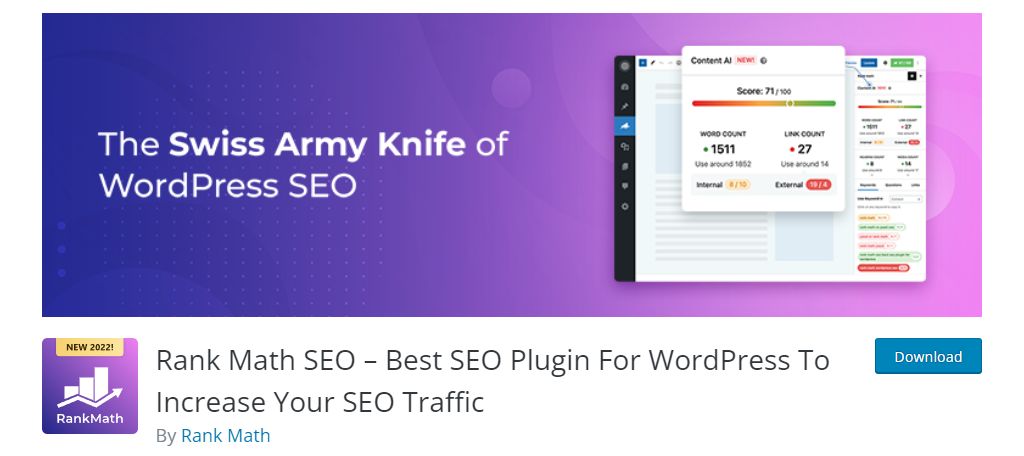 افزونه Rank Math SEO