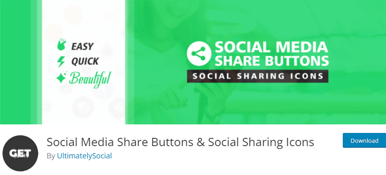 افزونه آیکون Social Sharing Icons