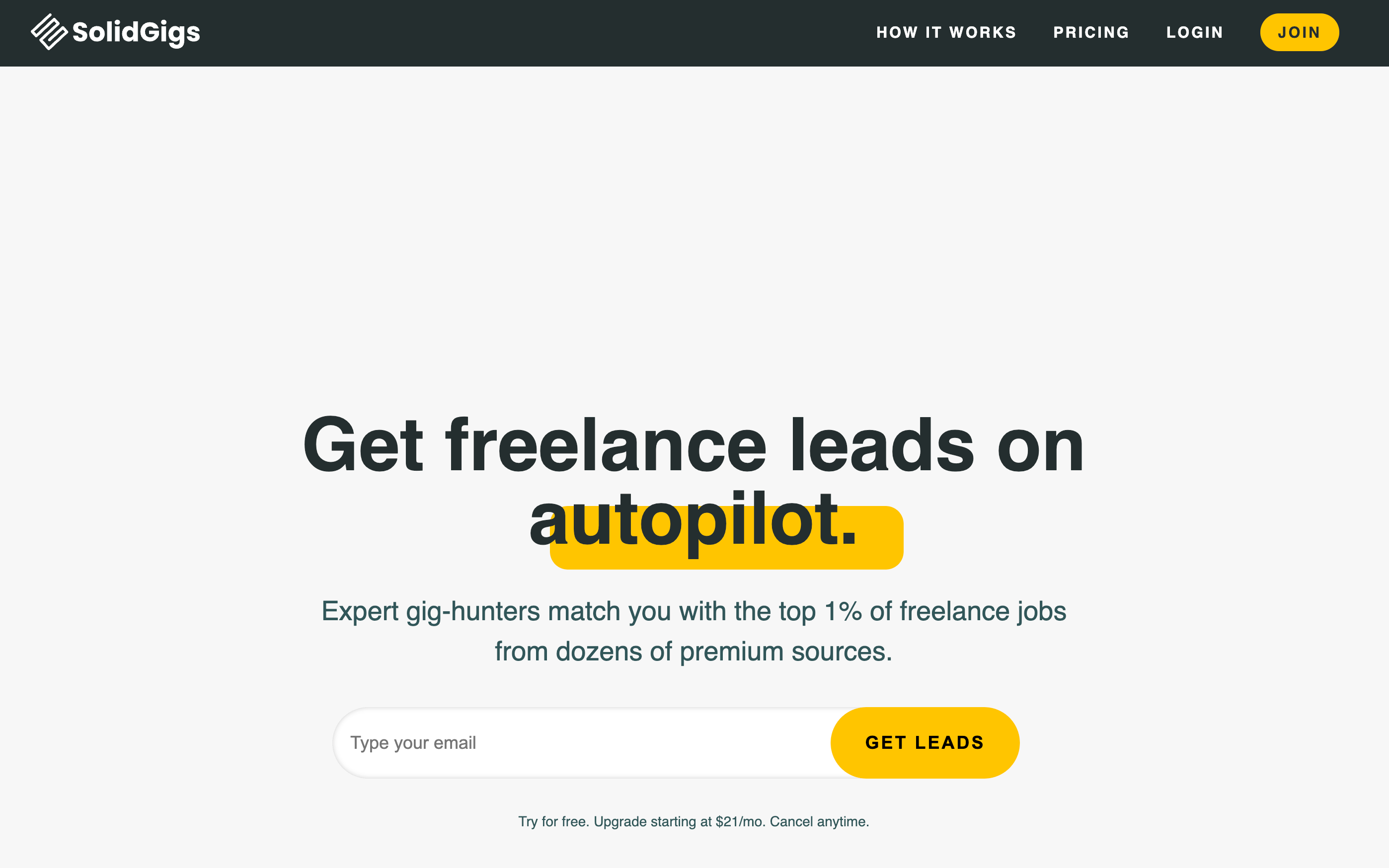 بهترین سایت فریلنسری SolidGigs