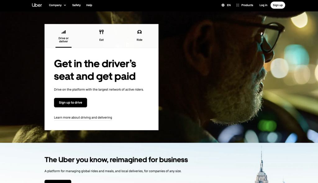 سایت Uber