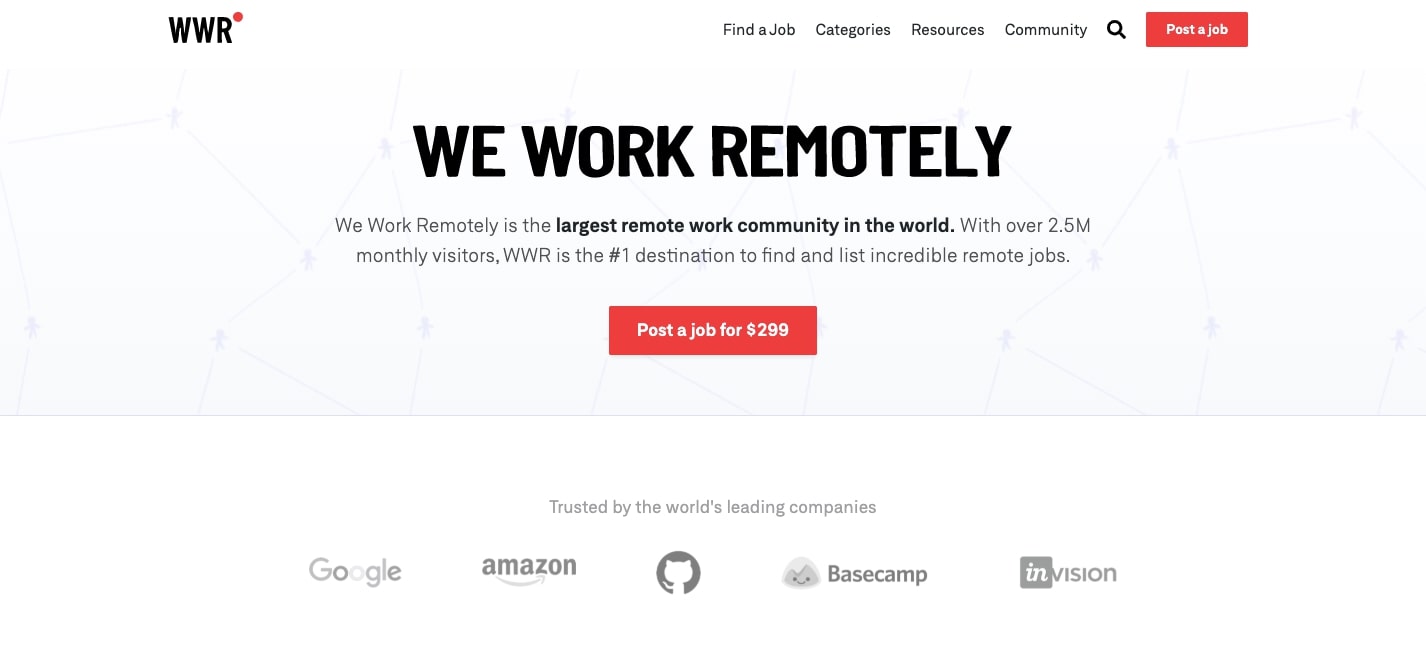 سایت We Work Remotely
