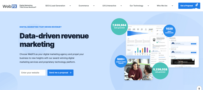 شرکت خدمات وردپرس WebFX