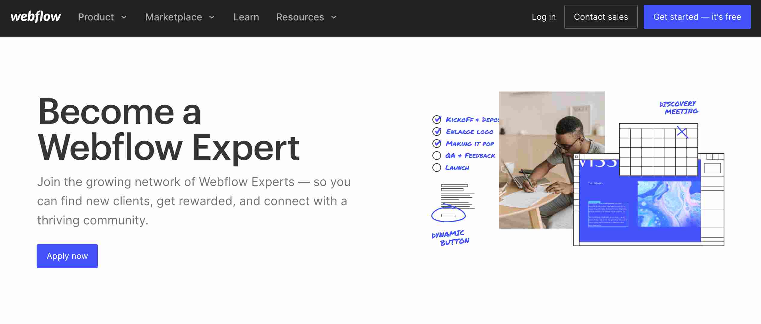 سایت Webflow Experts