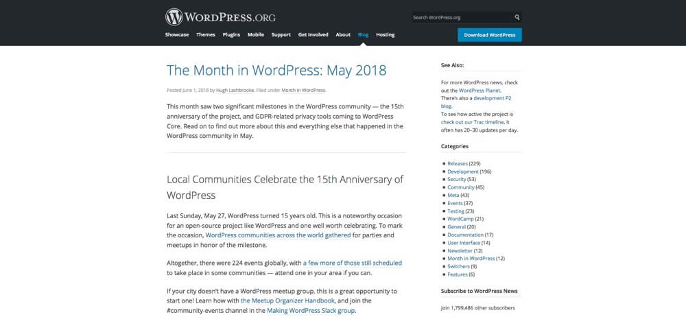 سایت WordPress.org