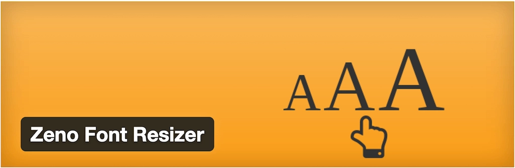 افزونه فونت Zeno Font Resizer