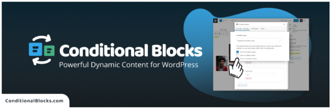 افزونه Conditional Blocks