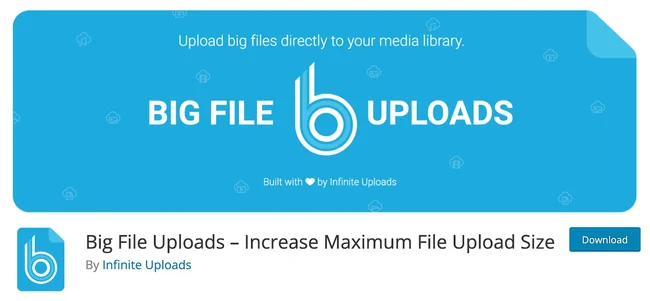 افزونه آپلود فایل Big File Uploads