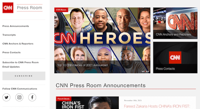 سایت وردپرس CNN