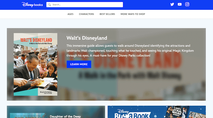 سایت Disney Books