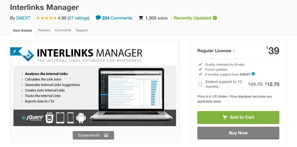 افزونه Interlinks Manager
