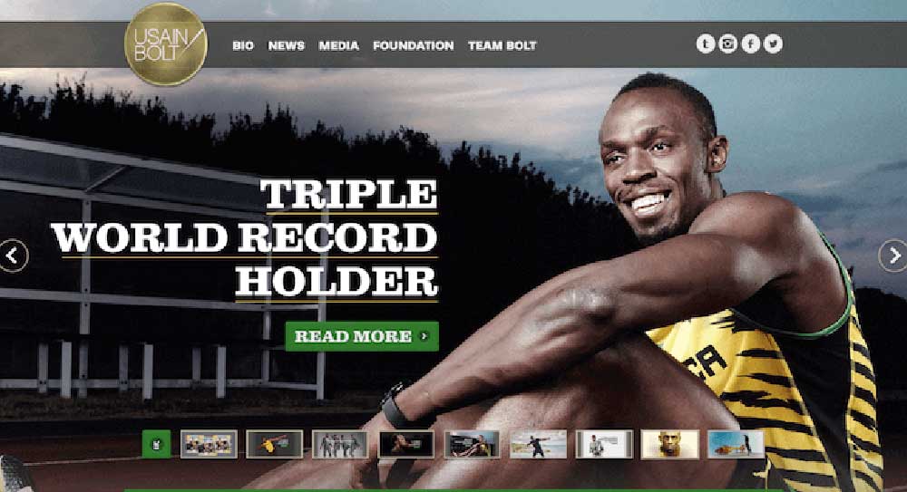 سایت وردپرس Usain Bolt