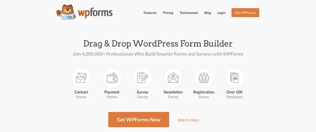 افزونه آپلود فایل WPForms 