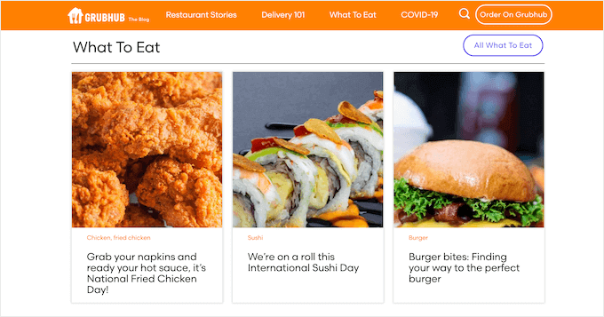سایت Grubhub