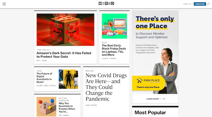 سایت Wired