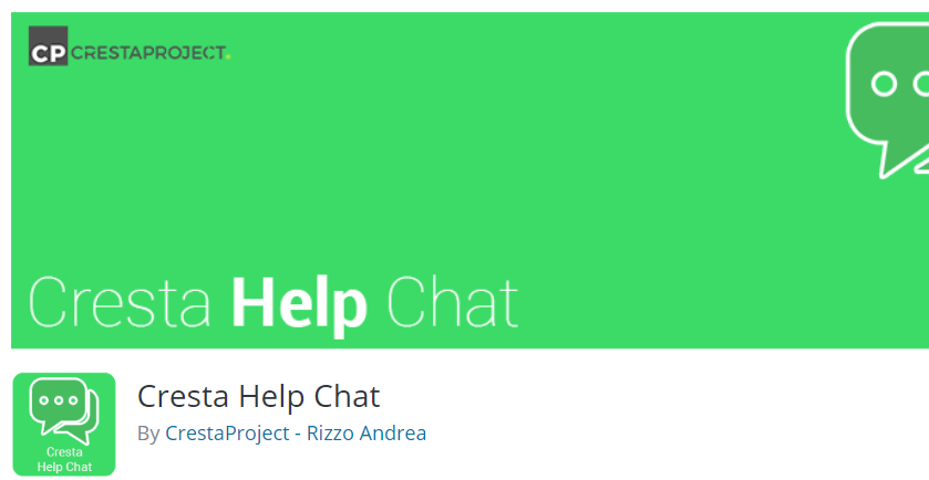 افزونه Cresta help chat