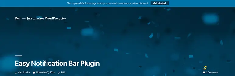 افزونه Easy Notification Bar