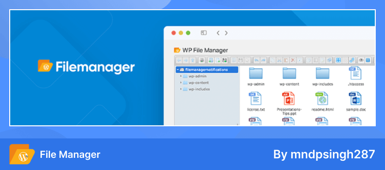 افزونه File Manager