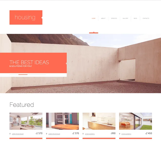 قالب Renting Agency