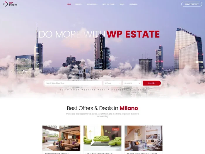 قالب WP Estate