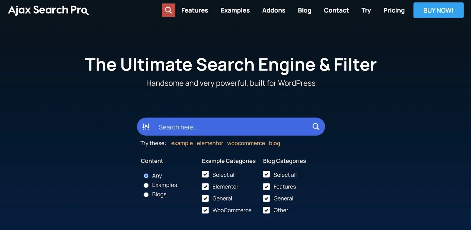 پلاگین Ajax Search Pro
