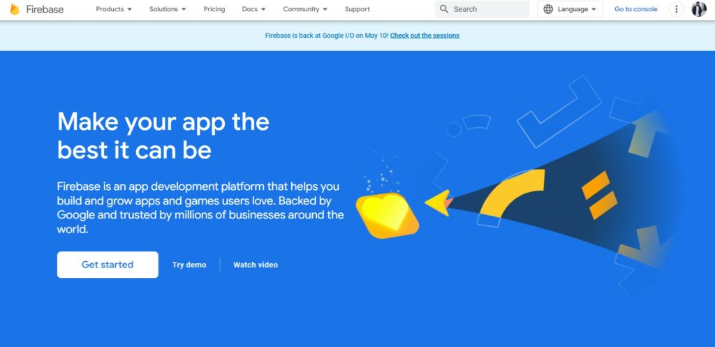 افزونه Firebase