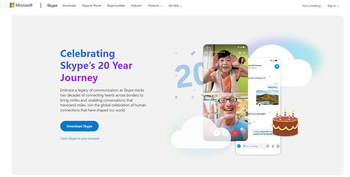 اپلیکیشن Skype