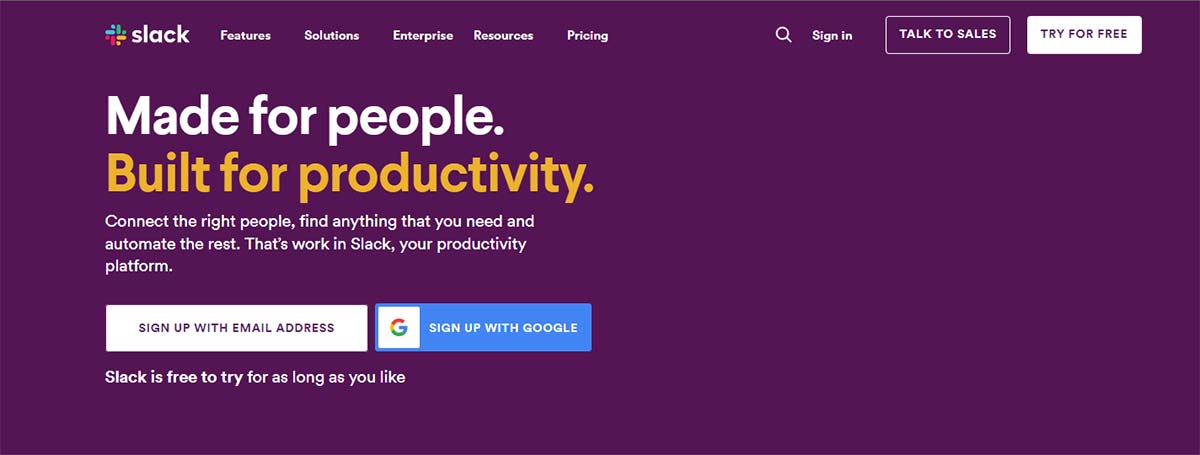 اپلیکیشن Slack