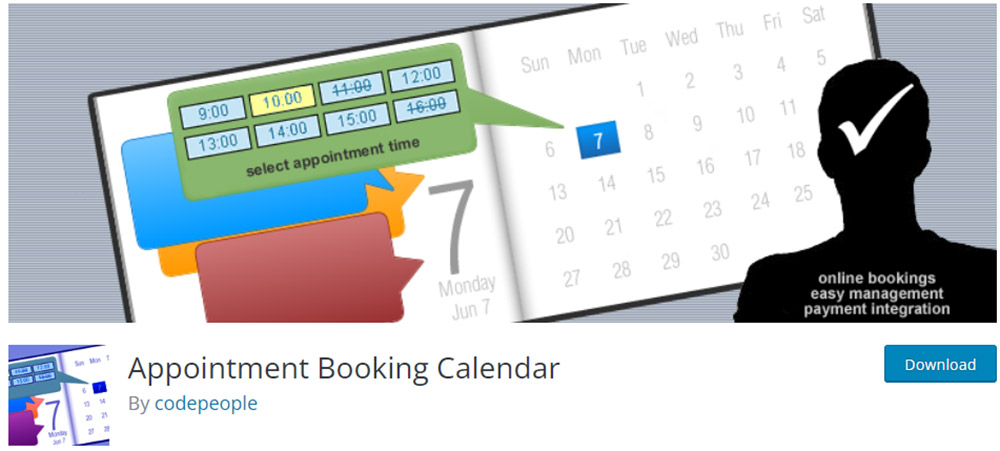 افزونه Appointment Booking Calendar