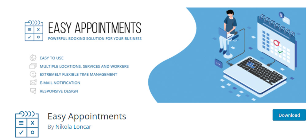 افزونه Easy Appointments