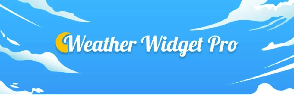 افزونه Weather Widget Pro