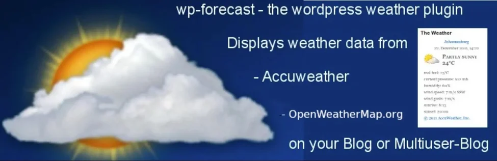 افزونه wp-forecast
