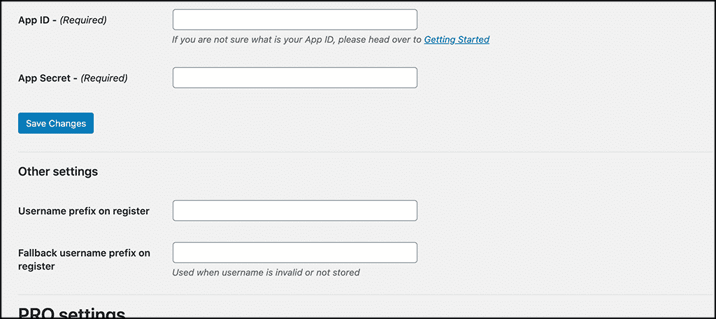 Facebook-Settings