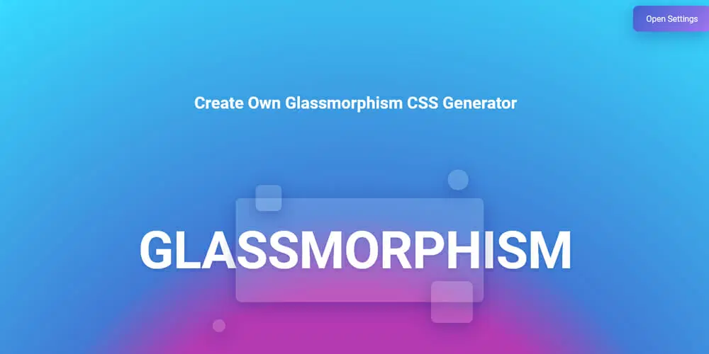 Glassmorphism