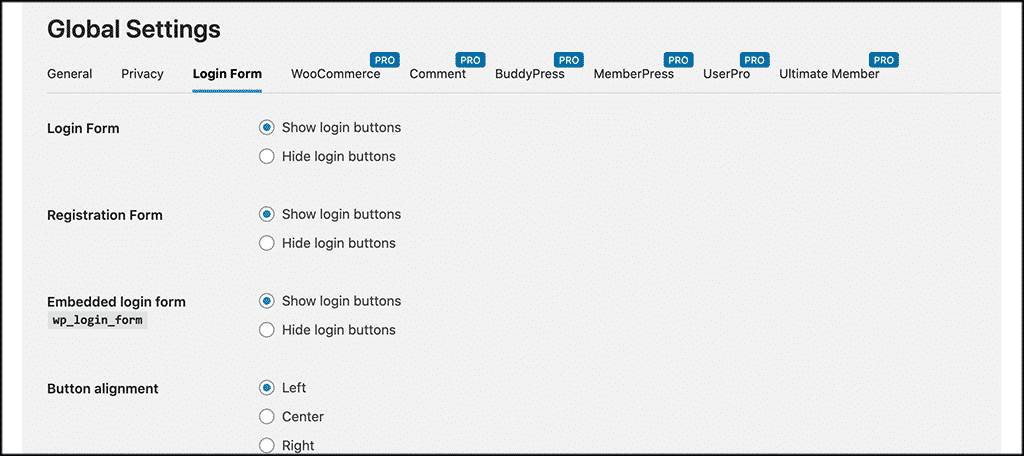 Login Form