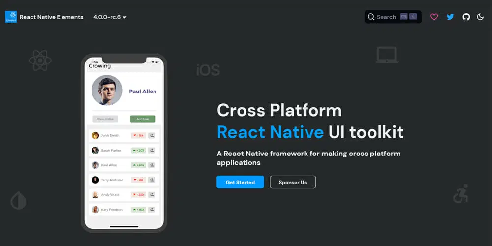 React Native Elements
