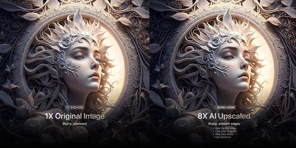 پلاگین AI Image Upscaler