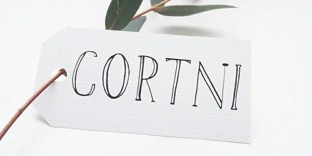 فونت Cortni