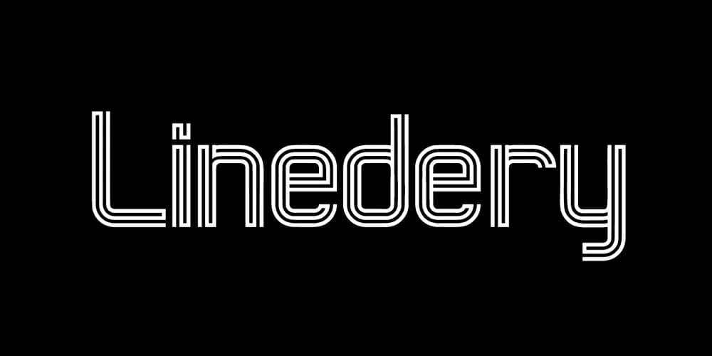 فونت Linedery
