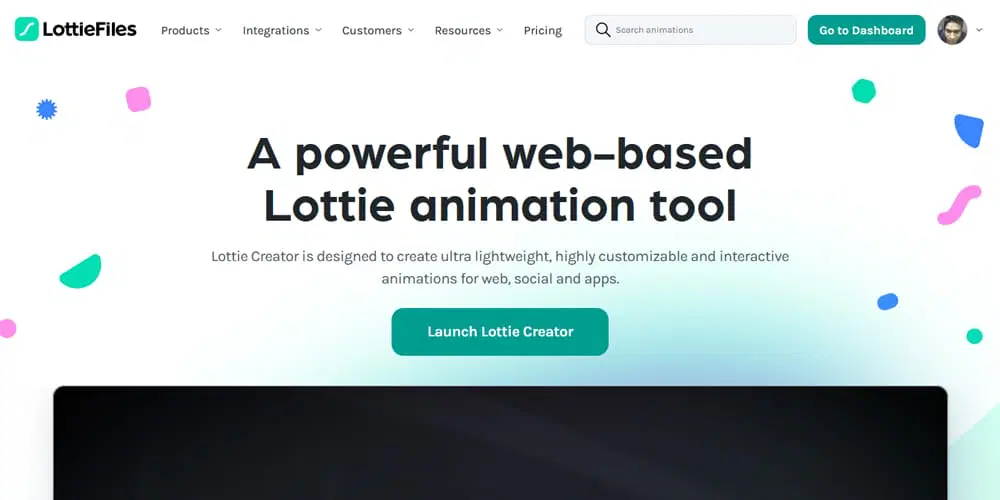 ابزارLottie Creator
